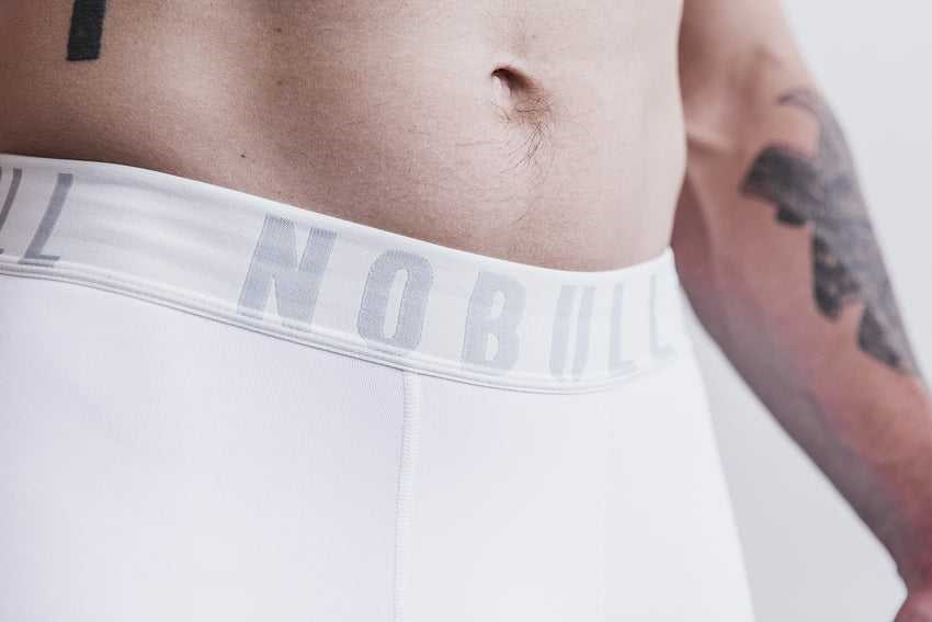 Nobull 3/4 Compression Tight Bottoms White | 3427-MHIOZ