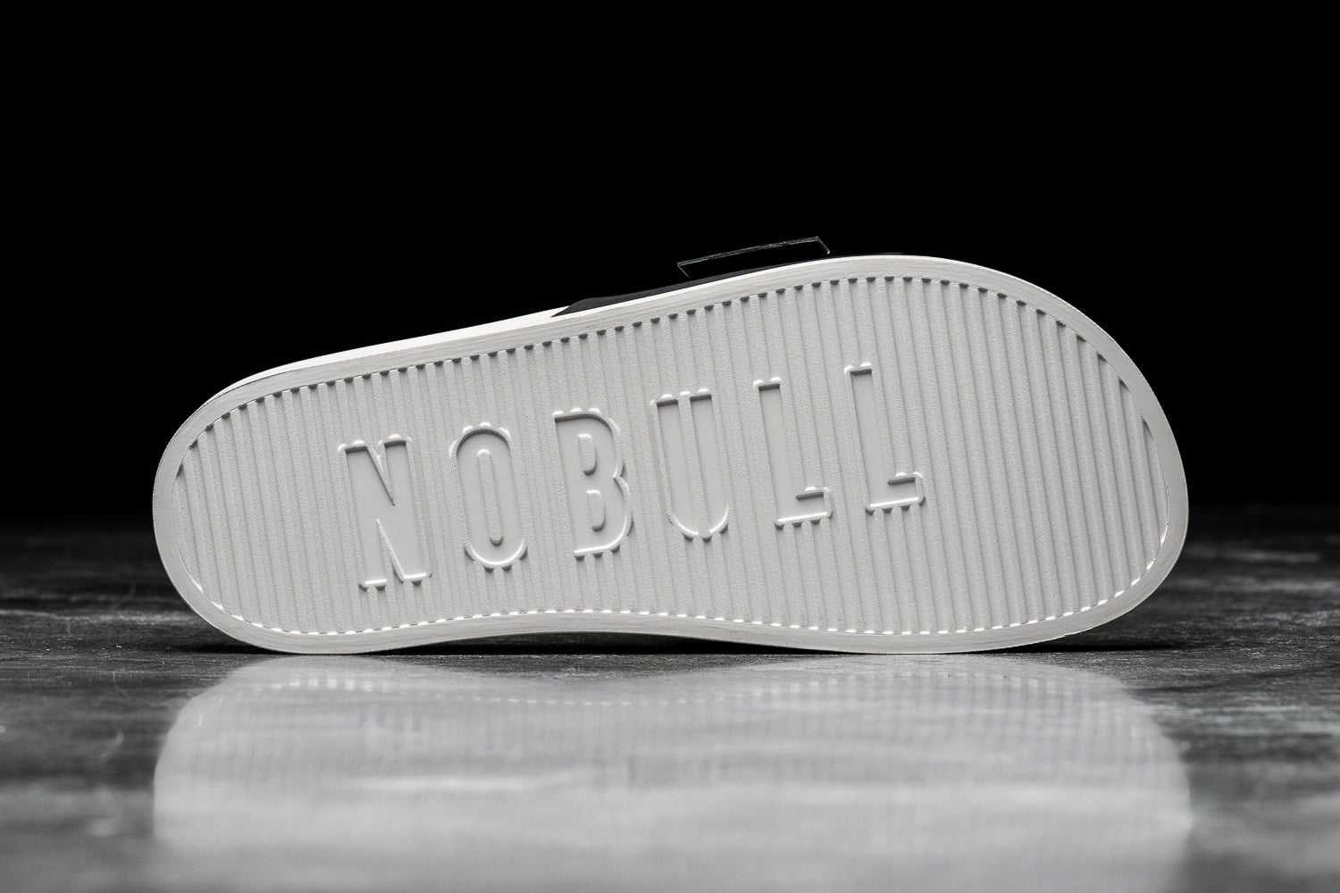 Nobull Adjustable Slide Slides Black Ivory | 6043-XWQVN