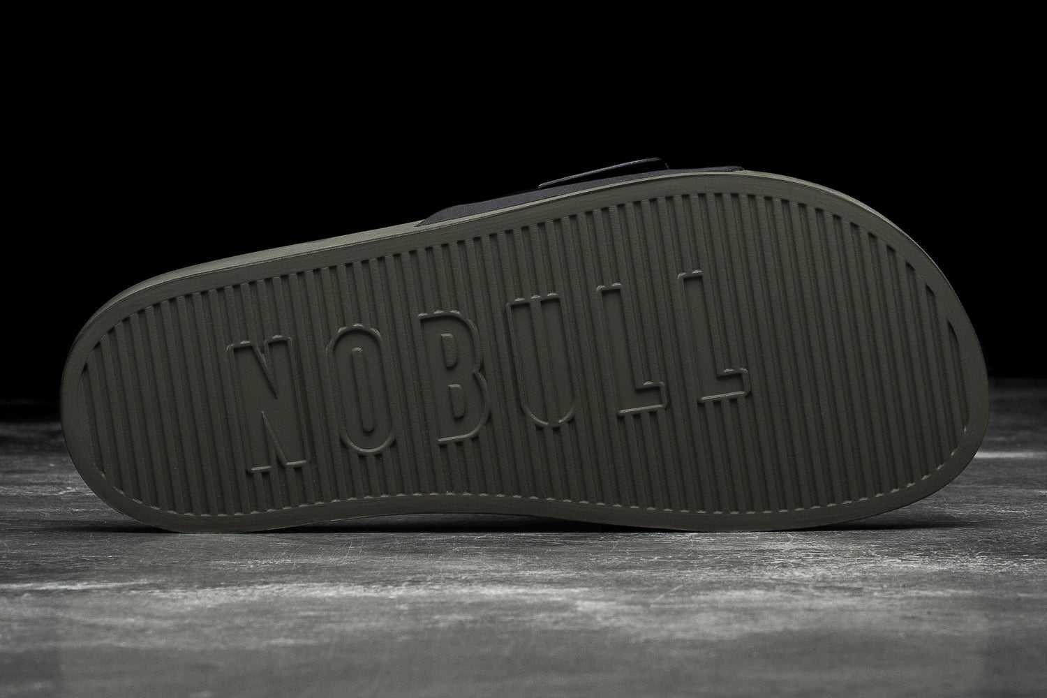 Nobull Adjustable Slide Slides Black Ivy | 4872-EYXNK