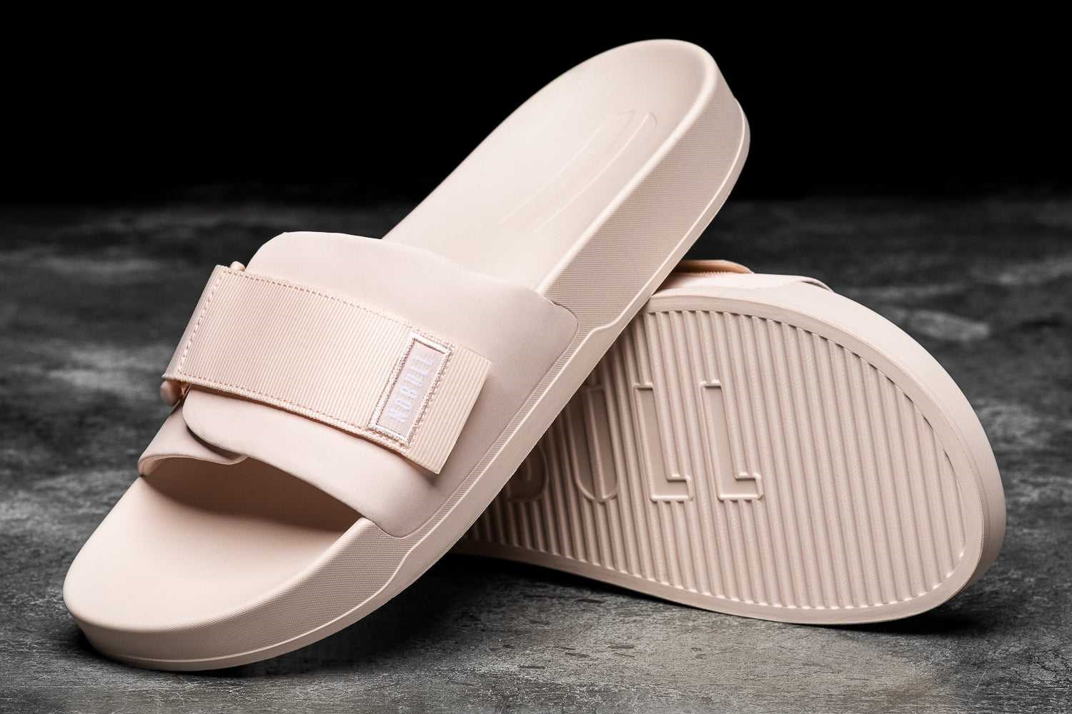 Nobull Adjustable Slide Slides Blush | 4790-RMUBQ