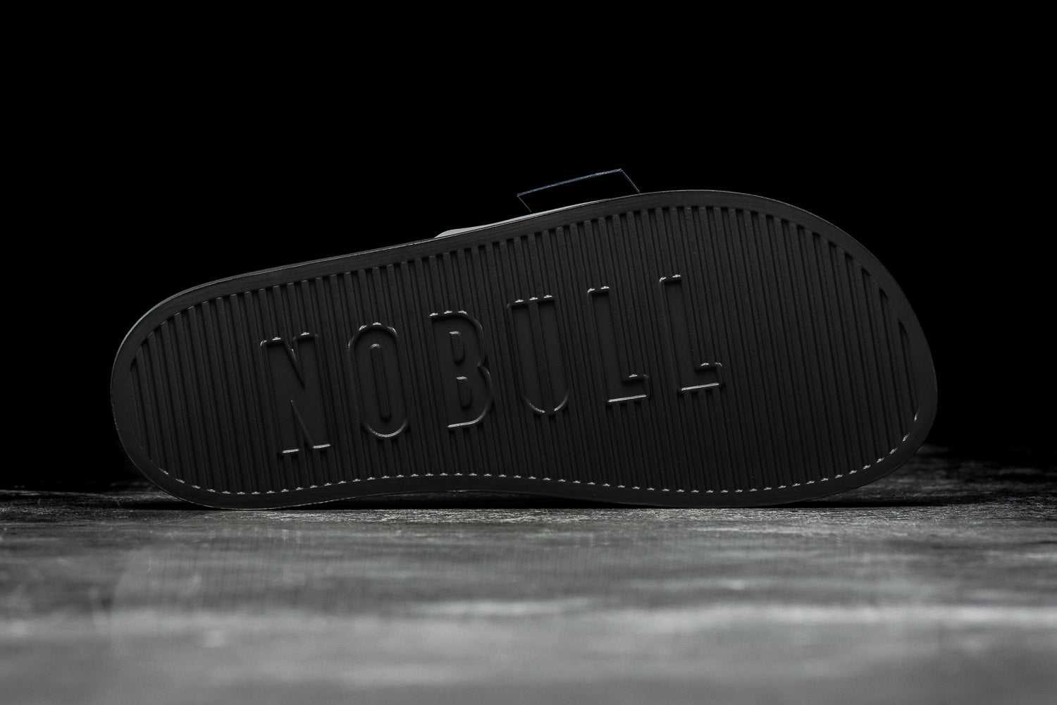 Nobull Adjustable Slide Slides Dark Grey | 4957-PQIBL