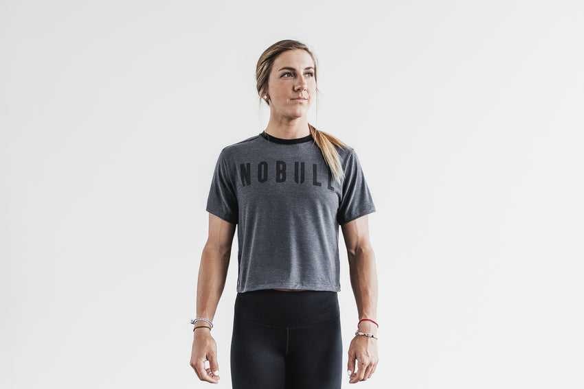 Nobull Boxy Tee Tanks & Tees Charcoal | 3480-RFBUP