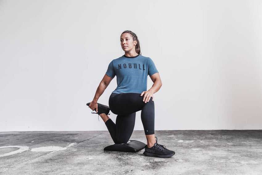 Nobull Boxy Tee Tanks & Tees Deep Teal | 3750-HNLWV