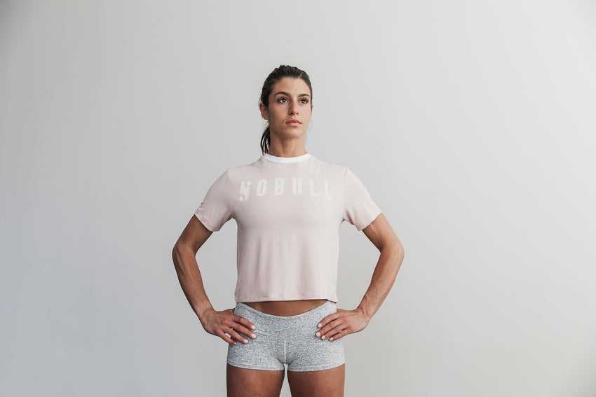 Nobull Boxy Tee Tanks & Tees Dusty Rose | 1759-IGFSZ