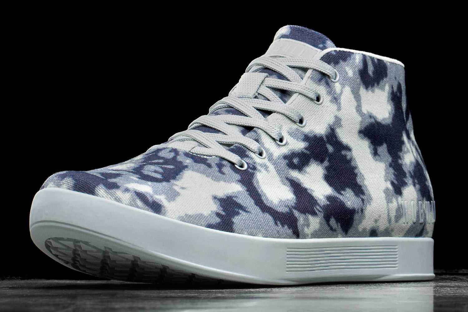 Nobull Canvas Mid Trainer Canvas Ink / Sky Tie-Dye | 6952-CNBKJ