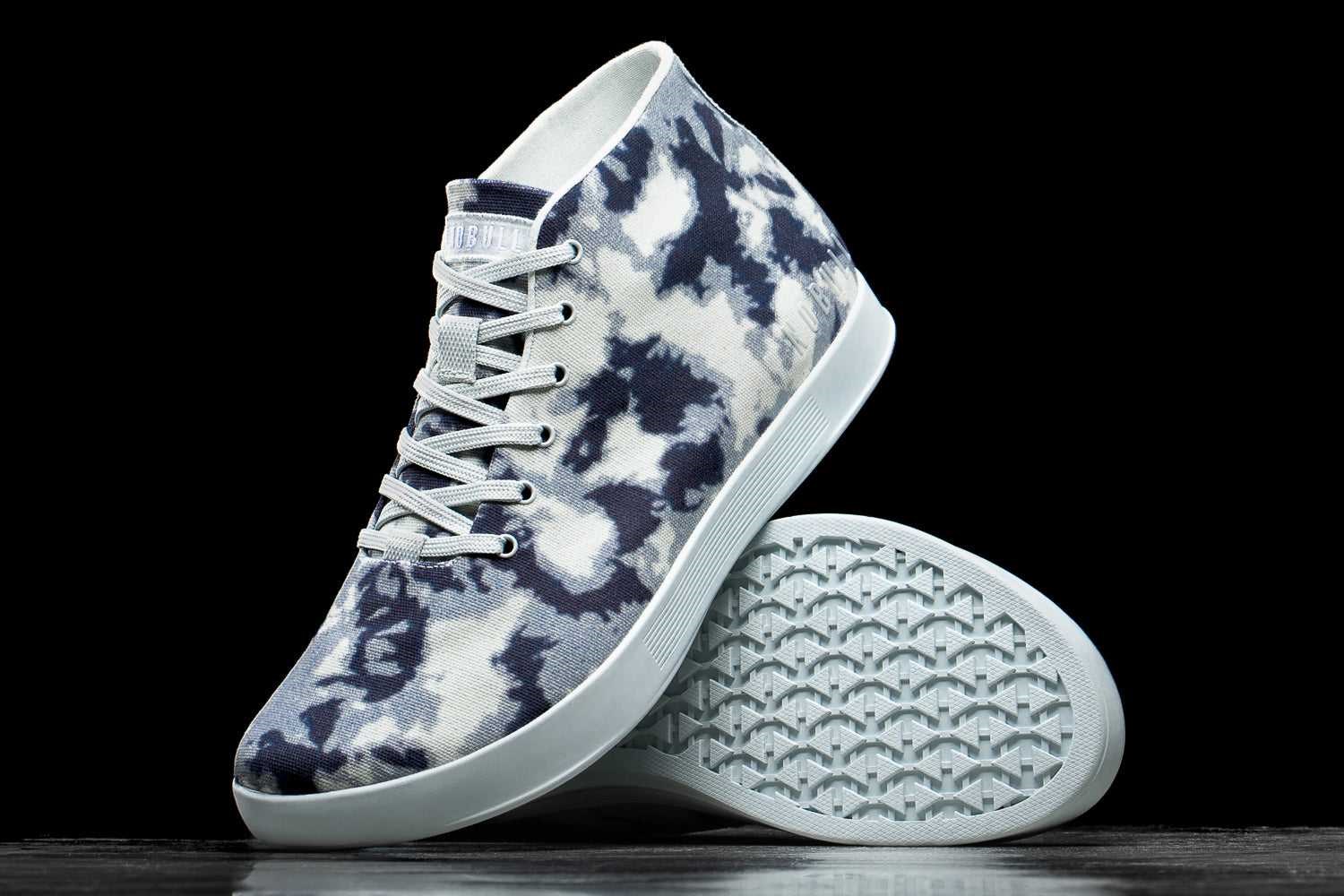 Nobull Canvas Mid Trainer Canvas Ink / Sky Tie-Dye | 6952-CNBKJ