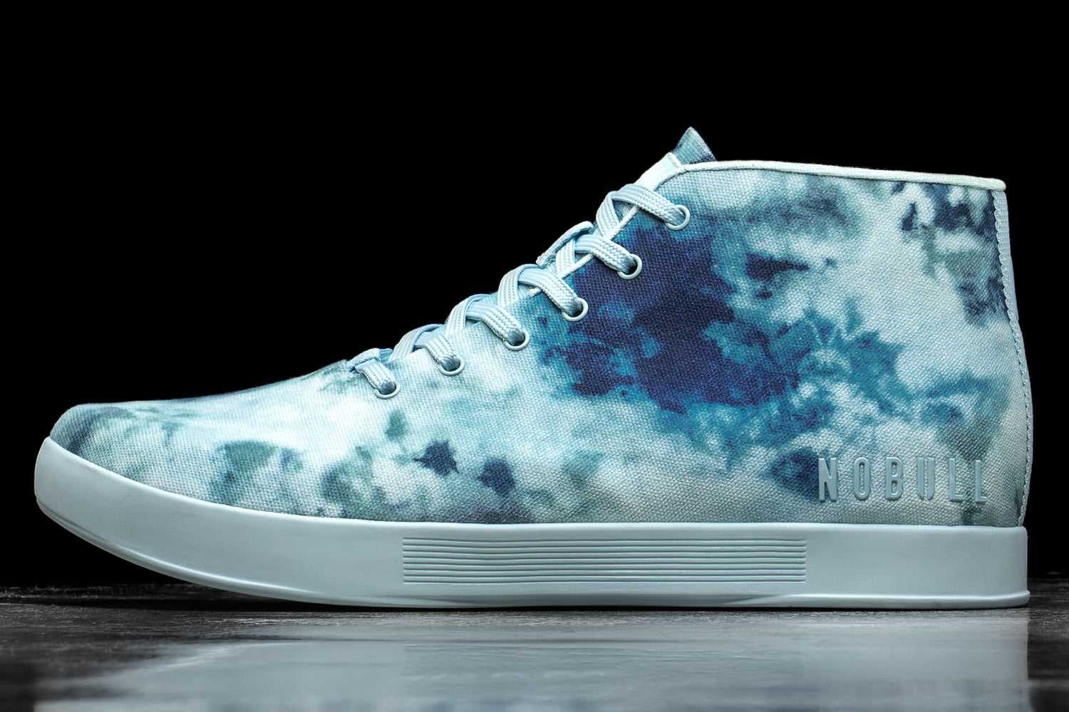 Nobull Canvas Mid Trainer Canvas Mint Tie-Dye | 1769-MPRDJ