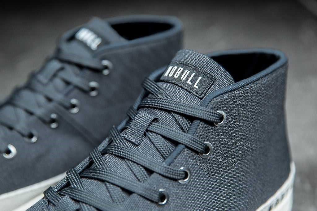 Nobull Canvas Mid Trainer Canvas Trainers Storm | 3452-XVSIB