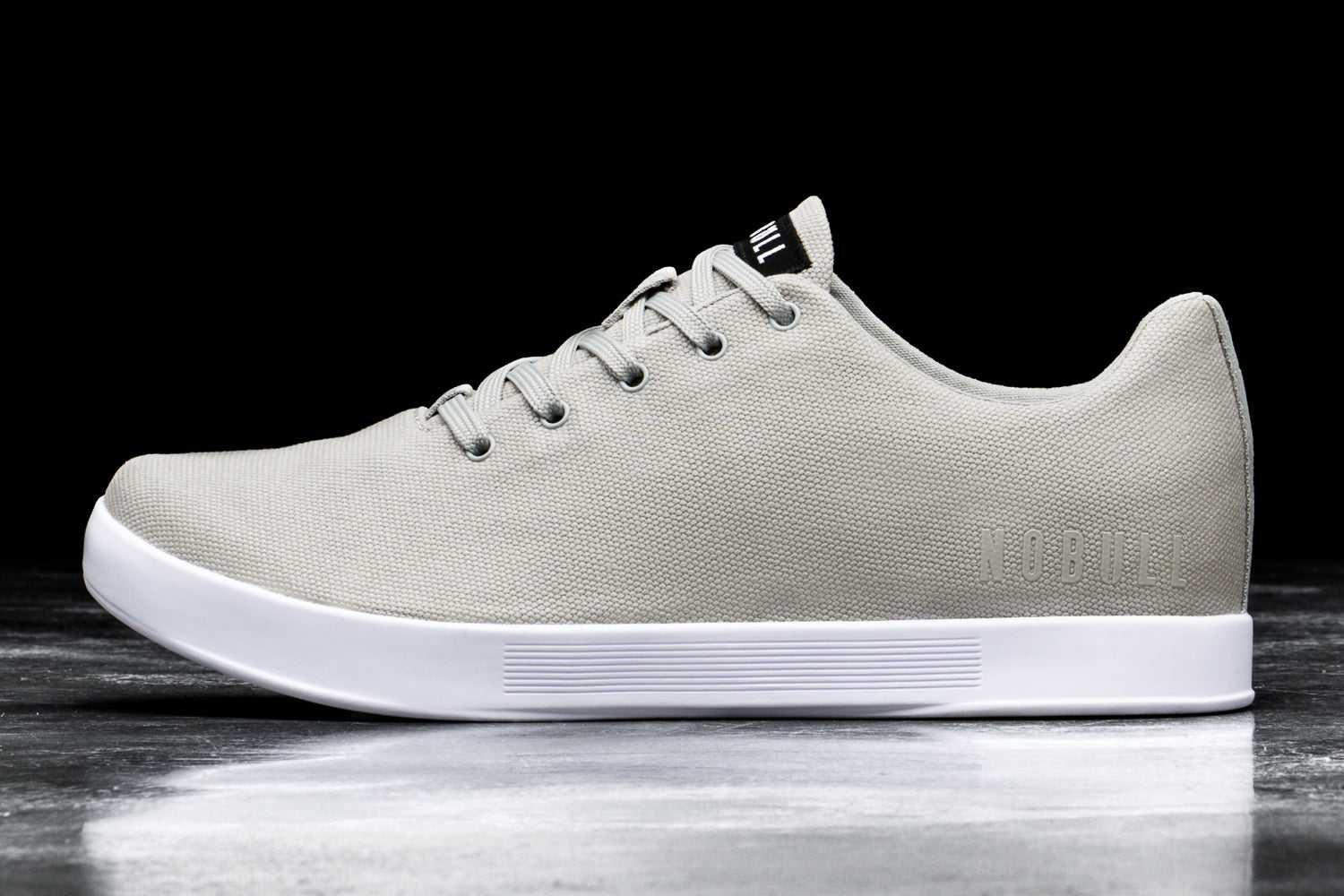 Nobull Canvas Trainer Canvas Arctic Grey | 5493-QZOJK