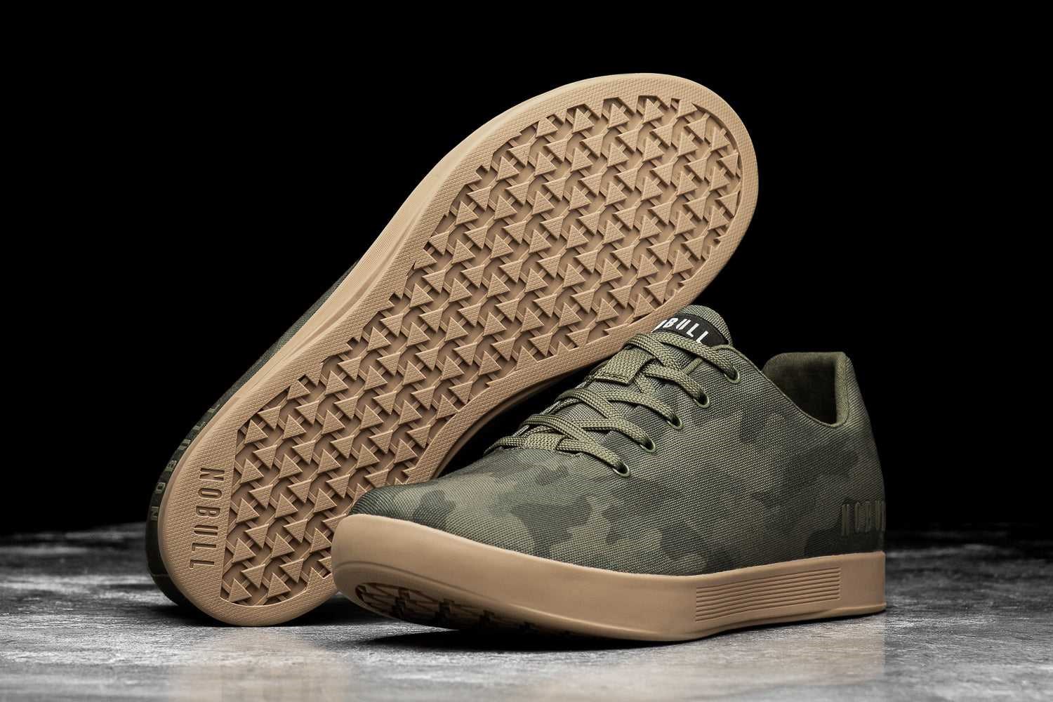 Nobull Canvas Trainer Canvas Dark Forest Camo | 0413-ZNVRA