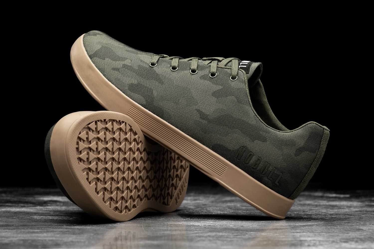 Nobull Canvas Trainer Canvas Dark Forest Camo | 0413-ZNVRA