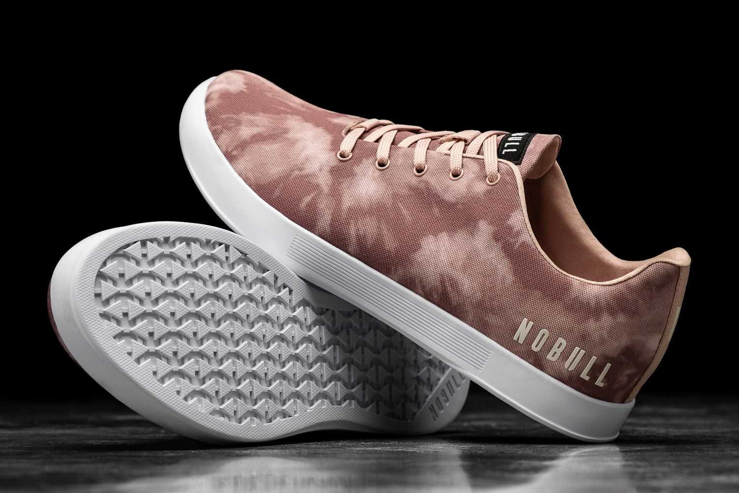 Nobull Canvas Trainer Canvas Dusty Rose Tie-Dye | 2394-ACINP