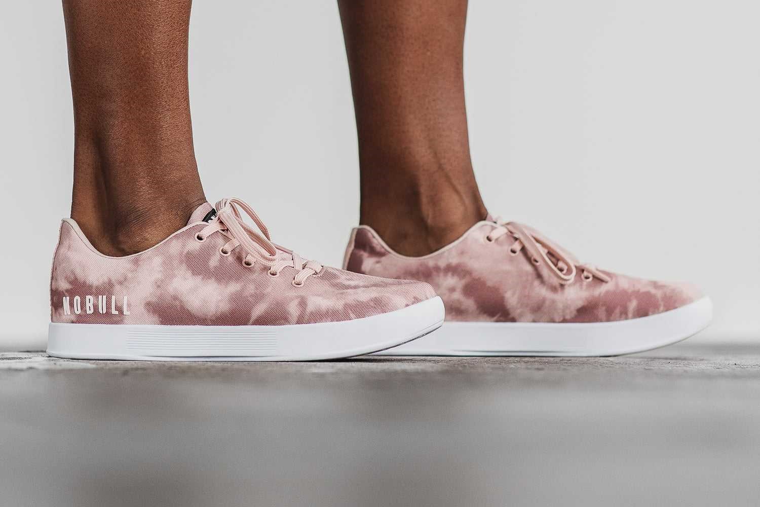 Nobull Canvas Trainer Canvas Dusty Rose Tie-Dye | 2394-ACINP