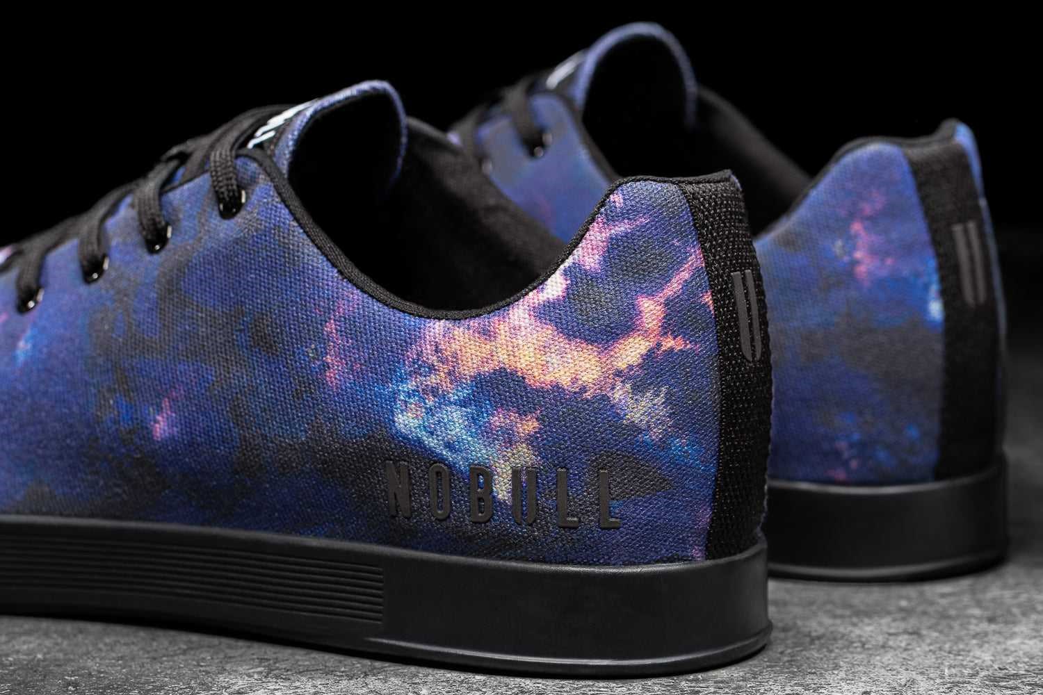 Nobull Canvas Trainer Canvas Midnight Tie-Dye | 5208-WRNUC