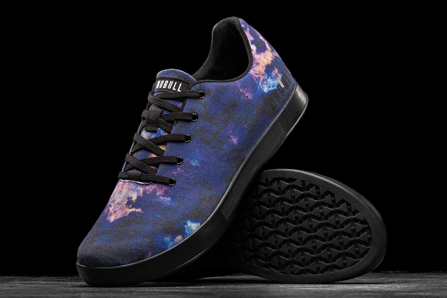 Nobull Canvas Trainer Canvas Midnight Tie-Dye | 5208-WRNUC