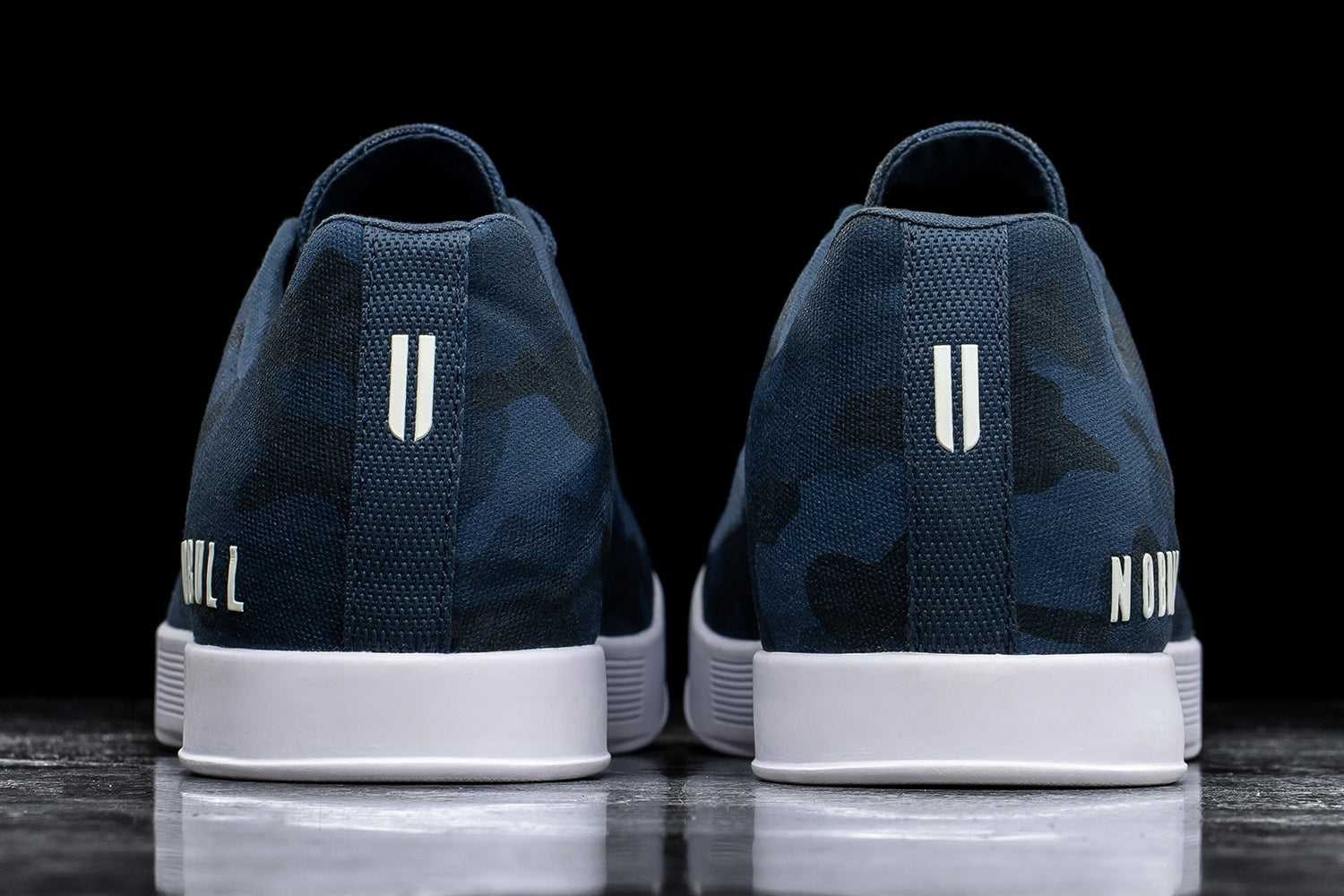 Nobull Canvas Trainer Canvas Navy Camo | 5186-QFTRY