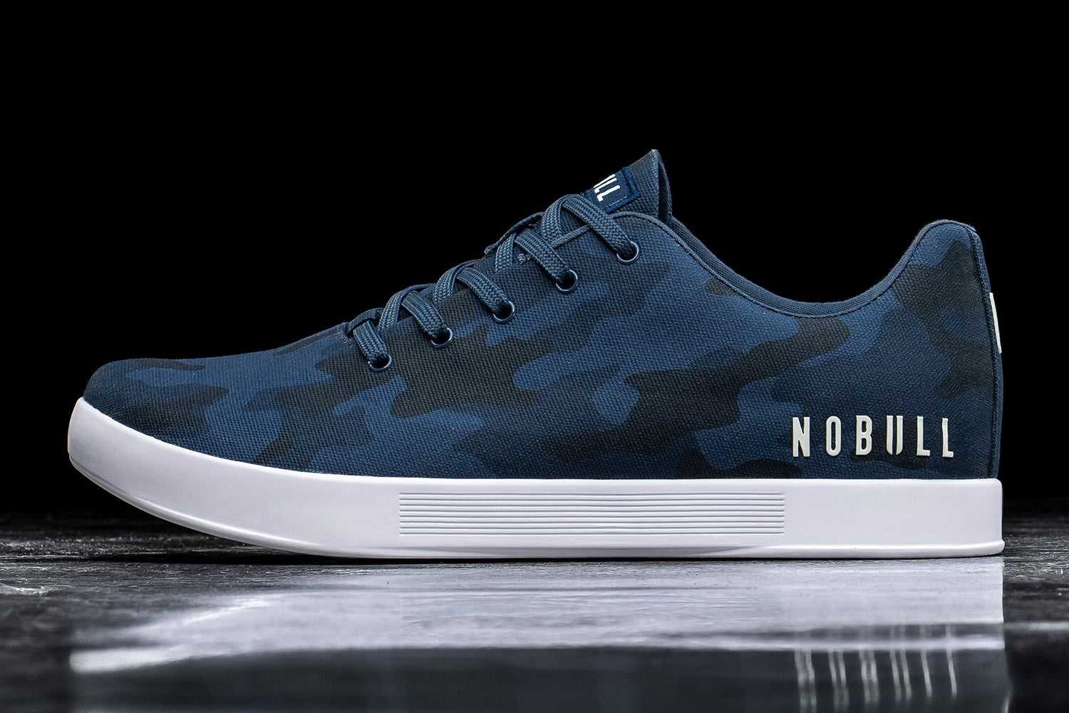 Nobull Canvas Trainer Canvas Navy Camo | 5186-QFTRY