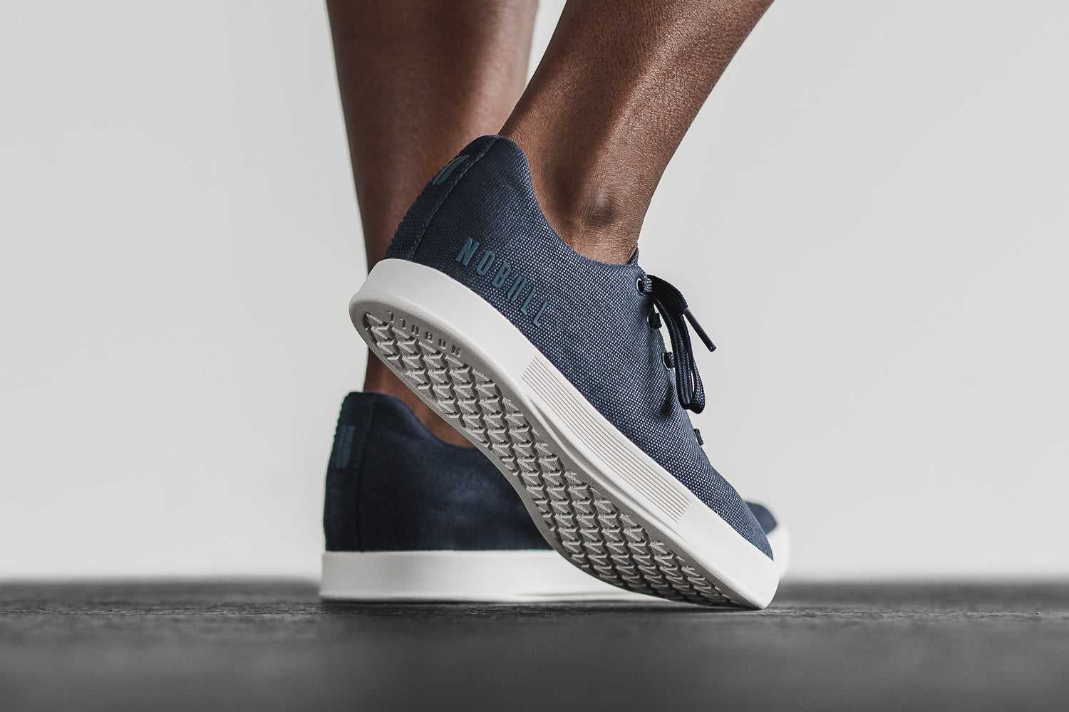 Nobull Canvas Trainer Canvas Navy Ivory | 2108-BWPOX