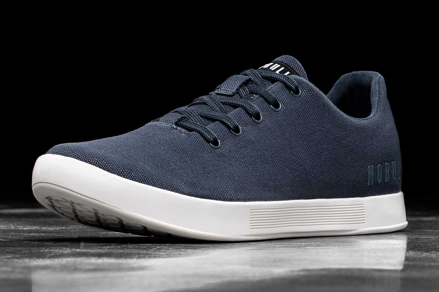 Nobull Canvas Trainer Canvas Navy Ivory | 2108-BWPOX