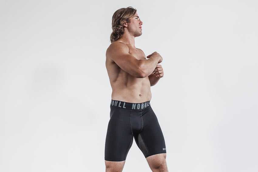 Nobull Compression Short 9 inches Bottoms Black | 6354-PKSNH