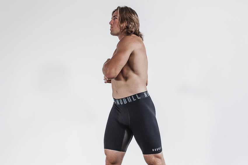 Nobull Compression Short 9 inches Bottoms Black | 6354-PKSNH