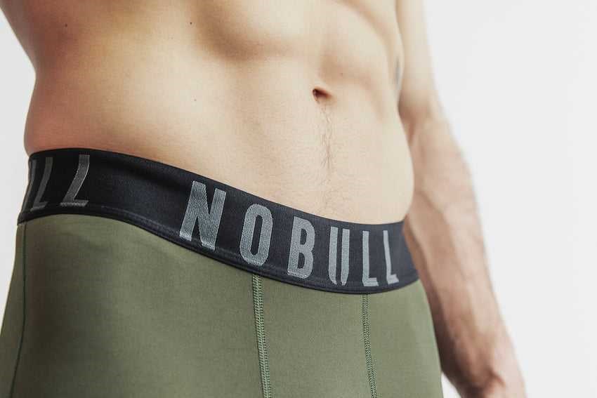 Nobull Compression Tight Bottoms Army Green | 8096-LWTPB