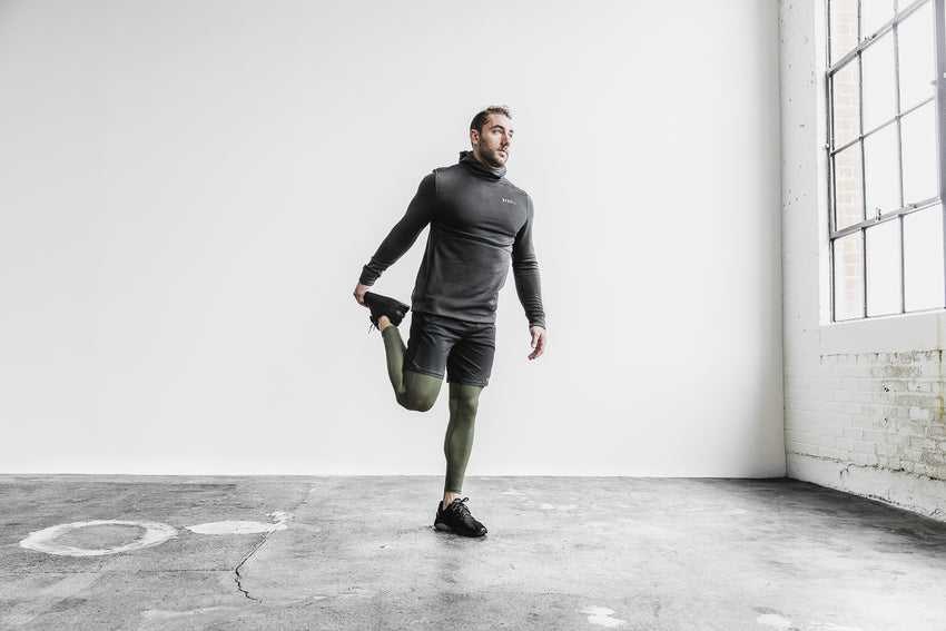 Nobull Compression Tight Bottoms Army Green | 8096-LWTPB