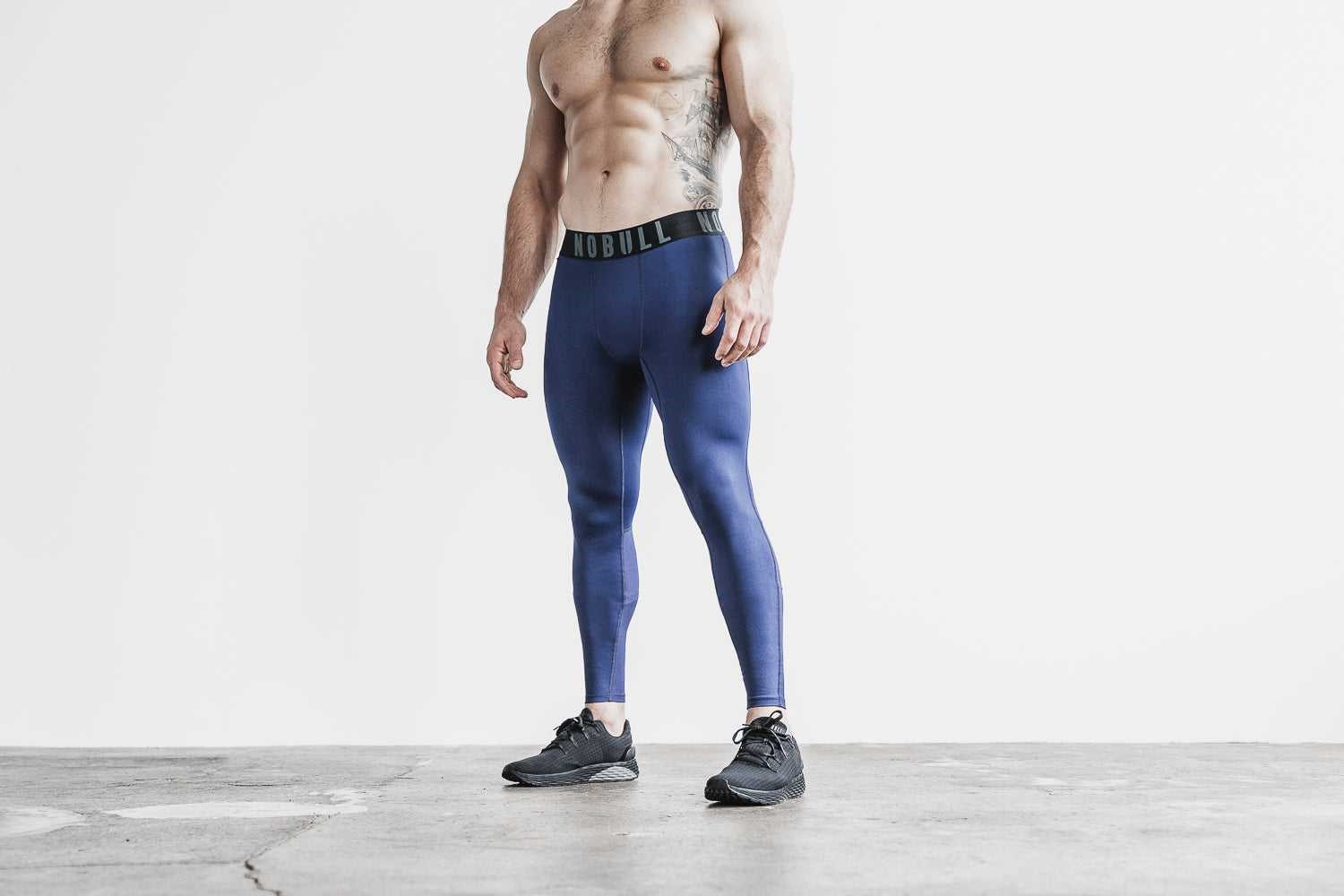 Nobull Compression Tight Bottoms Deep Navy | 4286-PWBFD