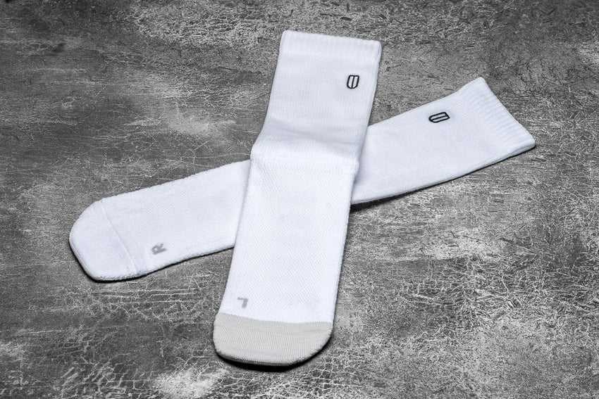 Nobull Crew Sock Socks White | 5432-NHMID