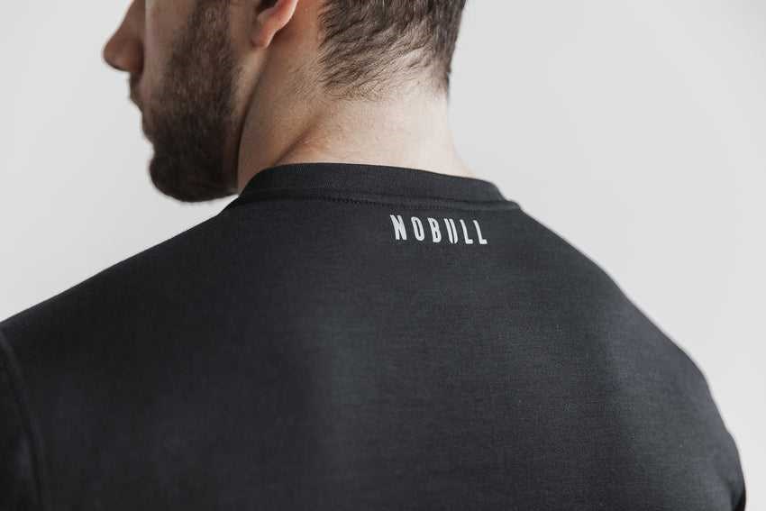 Nobull Crossfit Crew Sweatshirt Outerwear Black | 7395-UJIXL