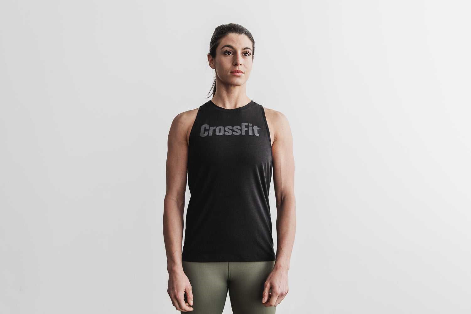 Nobull Crossfit High-Neck Tank Tanks & Tees Black | 3290-FRWDQ