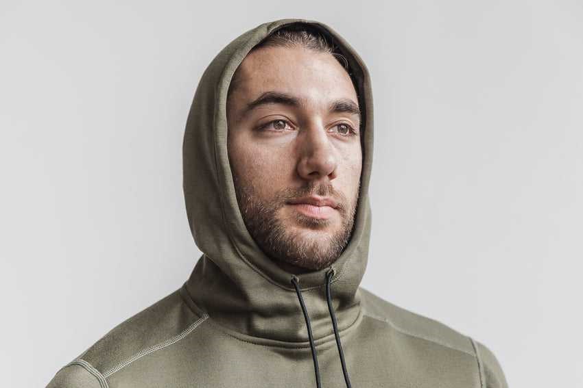 Nobull Crossfit Hoodie Outerwear Army Green | 8715-TRIEQ