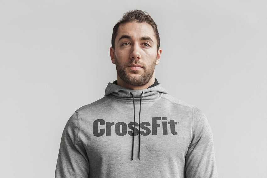 Nobull Crossfit Hoodie Outerwear Heather Grey | 2093-MXRVE