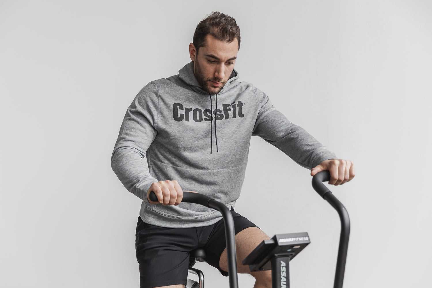 Nobull Crossfit Hoodie Outerwear Heather Grey | 2093-MXRVE