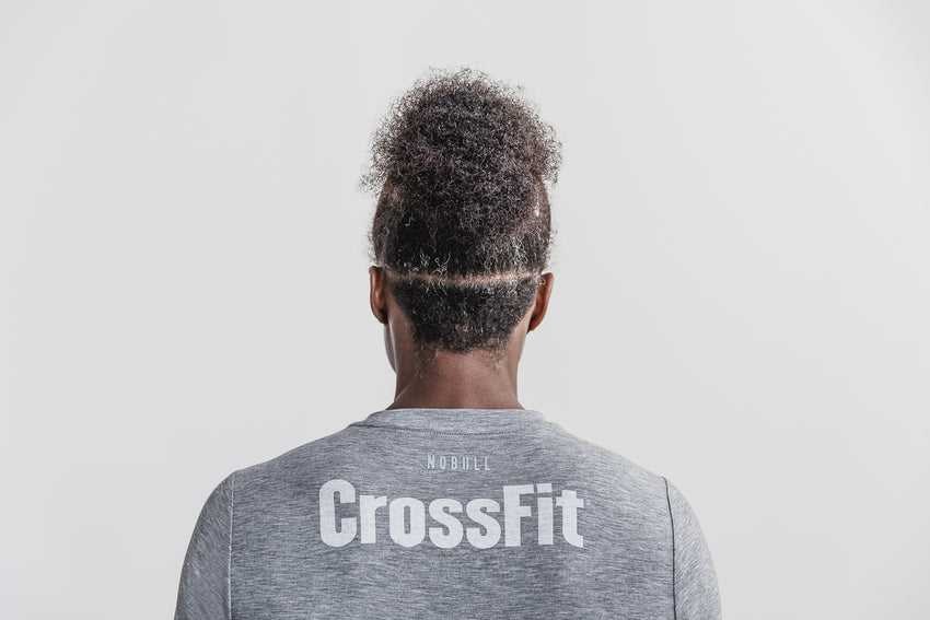 Nobull Crossfit L1 Tee Tanks & Tees Heather Grey | 4395-ZLAIG