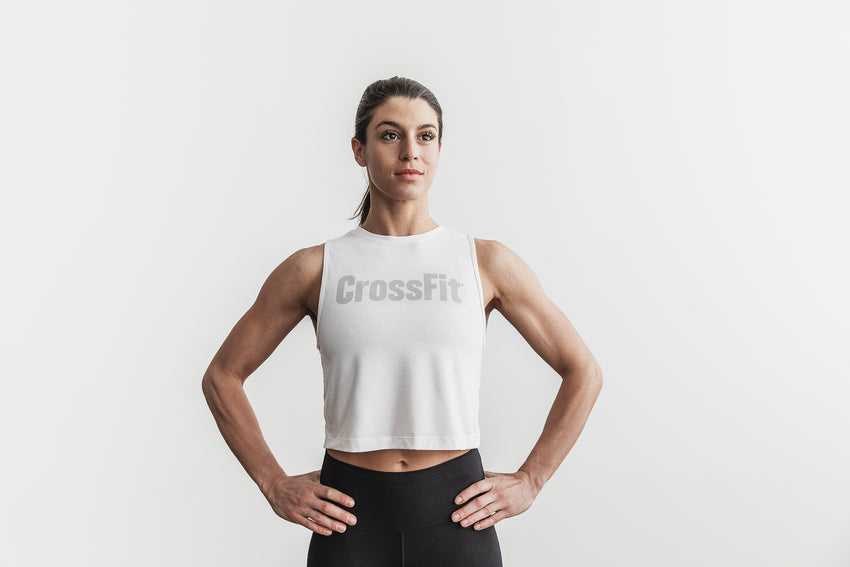 Nobull Crossfit Muscle Tank Tanks & Tees White | 2374-CVIMN