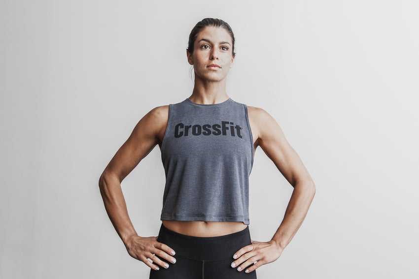 Nobull Crossfit Muscle Tank Tanks & Tees Charcoal | 5127-QFUPR