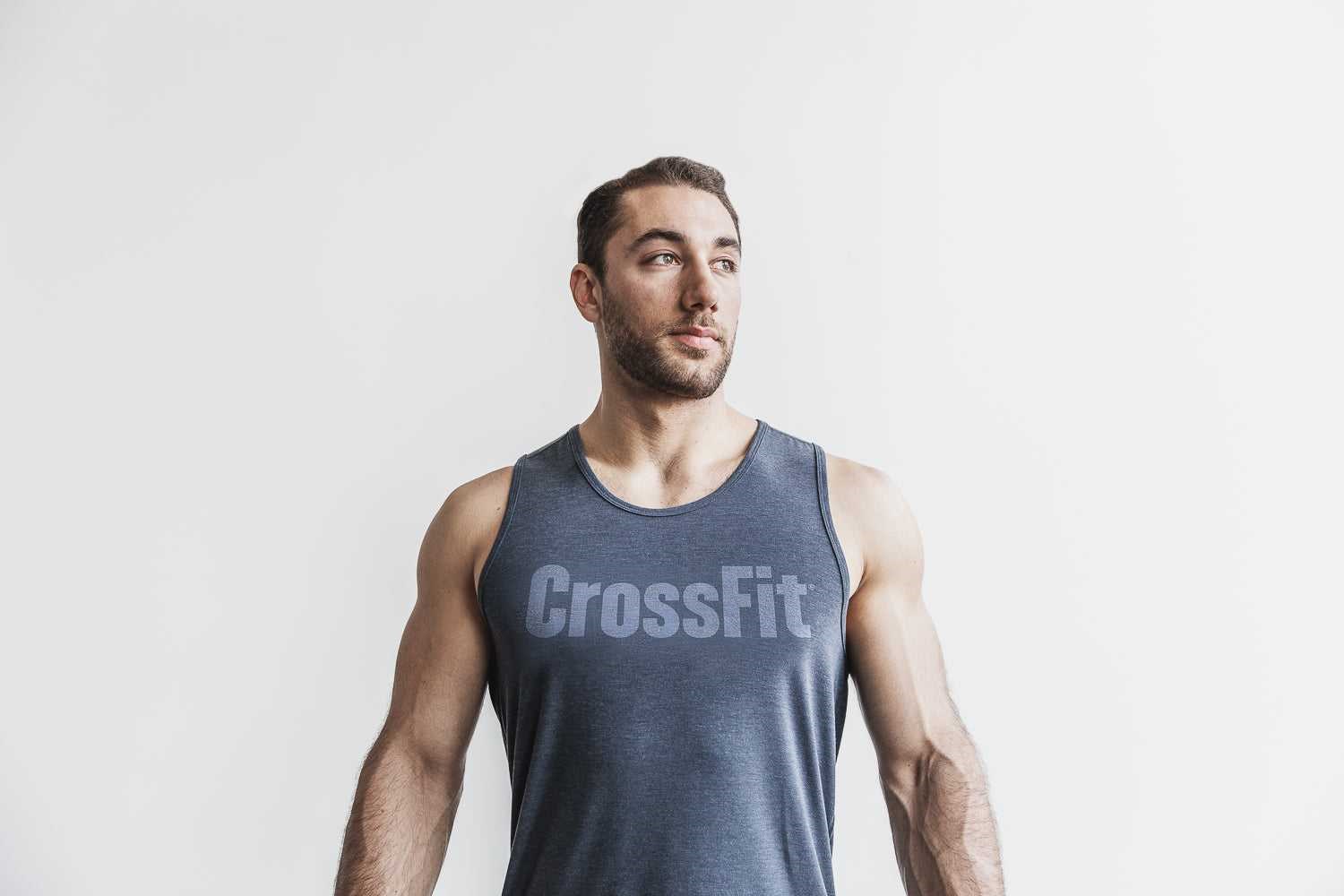 Nobull Crossfit Tank Tanks & Tees Navy | 9257-UIPMZ