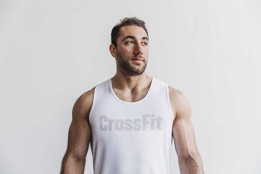 Nobull Crossfit Tank Tanks & Tees White | 8925-EUDOS