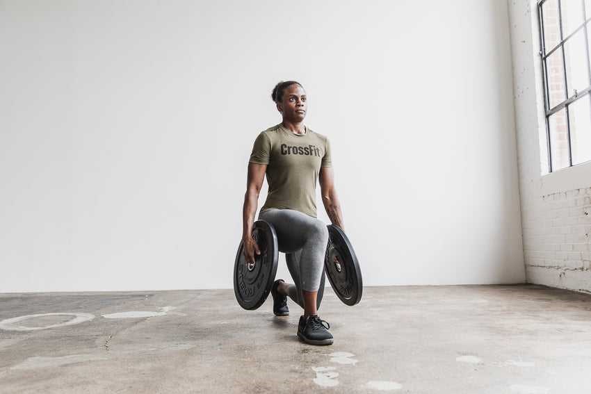 Nobull Crossfit Tee Tanks & Tees Army Green | 4902-SWTZI