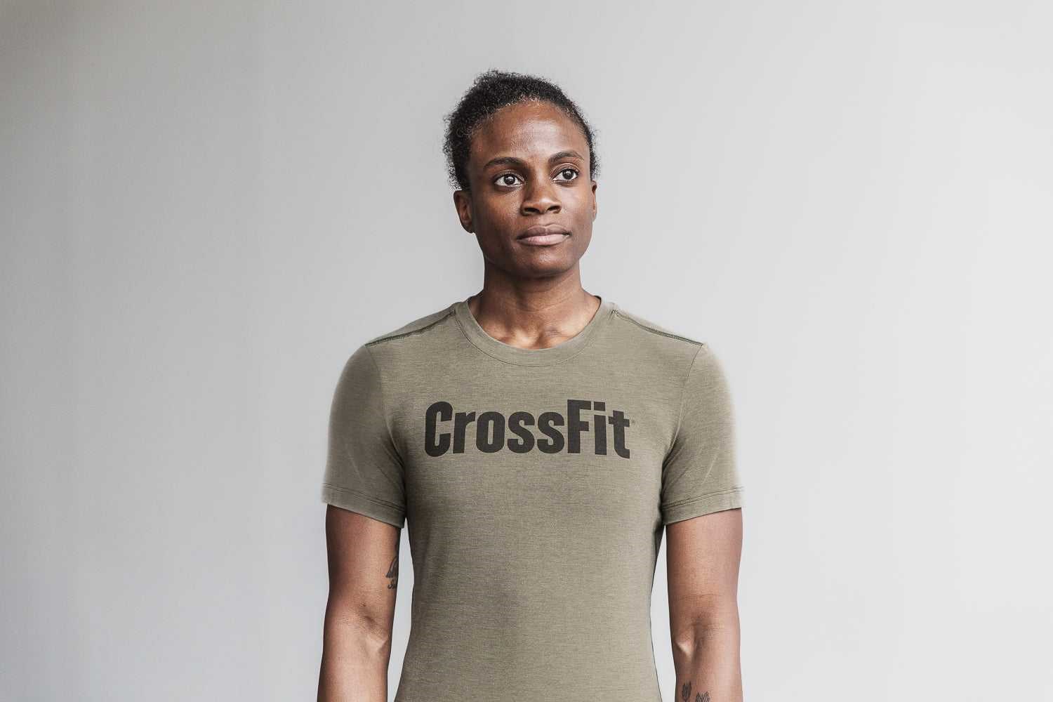 Nobull Crossfit Tee Tanks & Tees Army Green | 4902-SWTZI