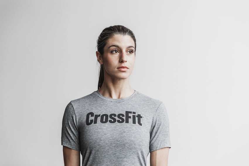 Nobull Crossfit Tee Tanks & Tees Heather Grey | 6780-LUGSW