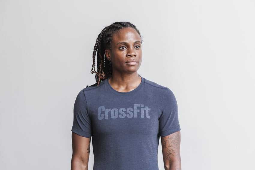 Nobull Crossfit Tee Tanks & Tees Navy | 4279-TILHC