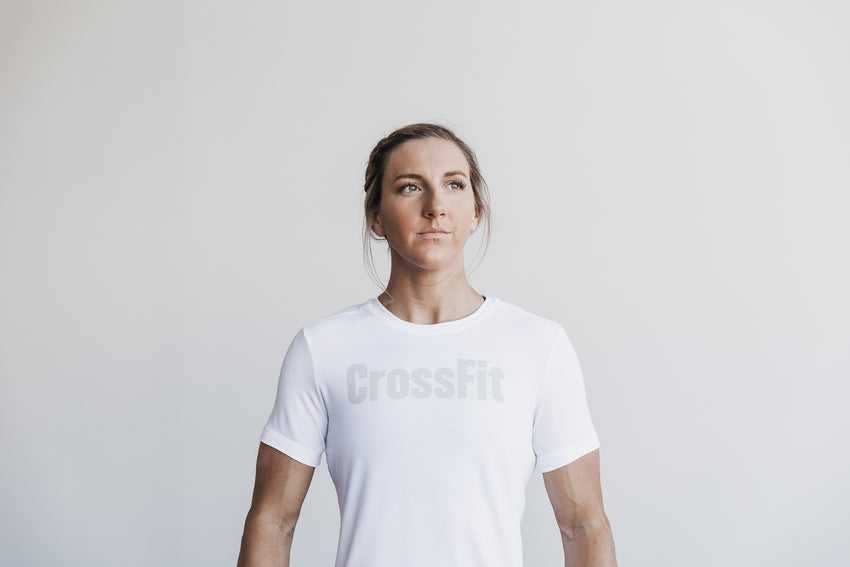 Nobull Crossfit Tee Tanks & Tees White | 3267-LMFKA