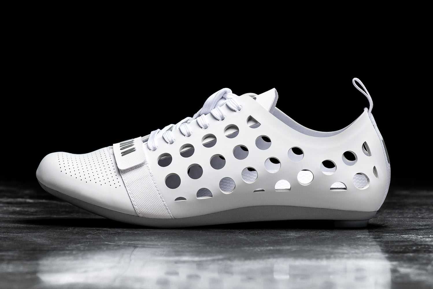 Nobull Cycling Shoe Cycling Gear White | 0261-VKNIG