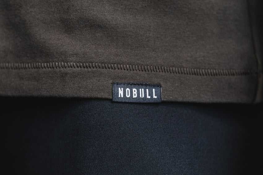 Nobull Heavyweight Long Sleeve Pocket Boxy Tee Tanks & Tees Espresso | 6782-NHXSP