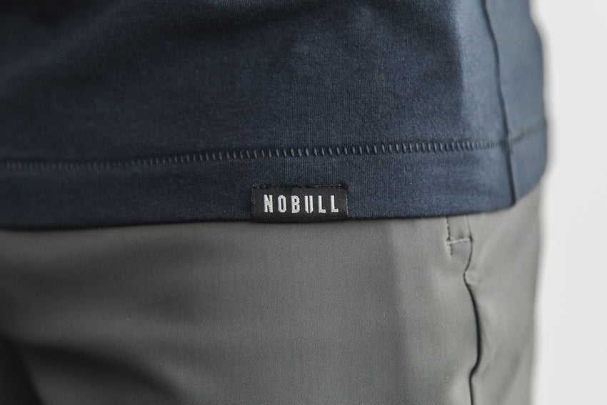 Nobull Heavyweight Long Sleeve Pocket Tee Tanks & Tees Ink | 4167-AOTIW