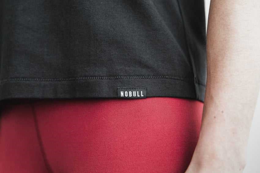 Nobull Heavyweight Pocket Boxy Tee Tanks & Tees Black | 4719-XKERU