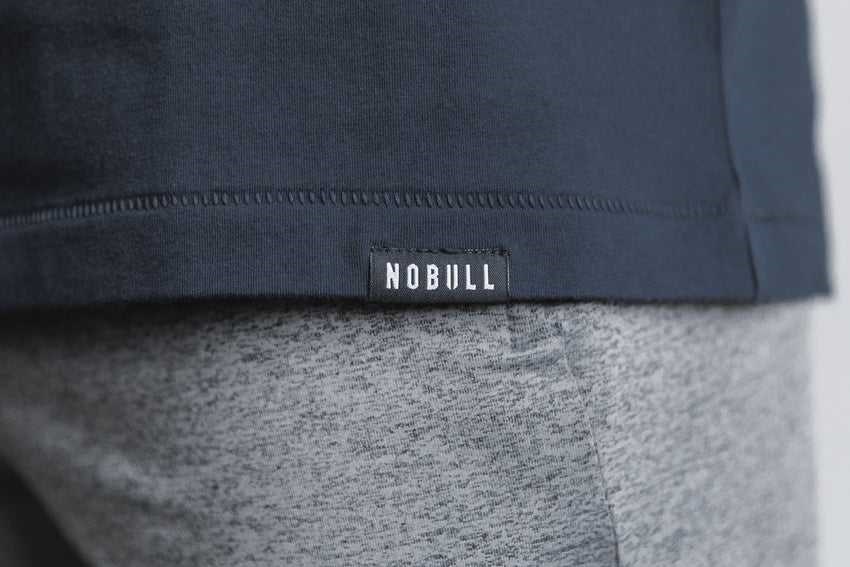 Nobull Heavyweight Pocket Tee Tanks & Tees Ink | 1920-BSICN