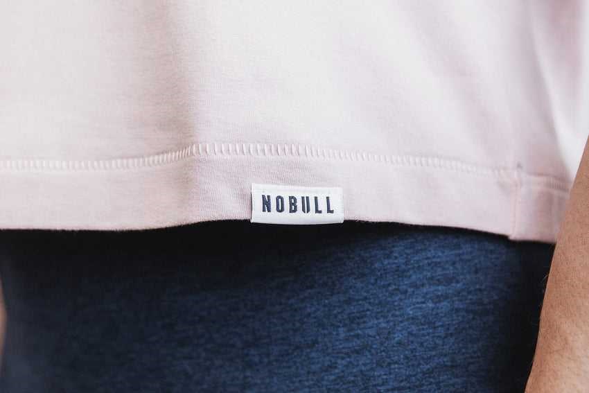 Nobull Heavyweight Sleeveless Crop Tee Tanks & Tees Dusty Rose | 0796-HBJYX